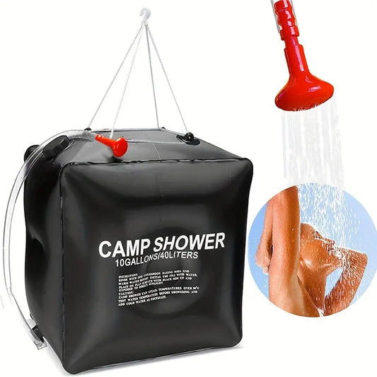 40L Outdoor Camping Shower Bag, Hand Washing Water Storage Bag For Camping The Gadget Guy