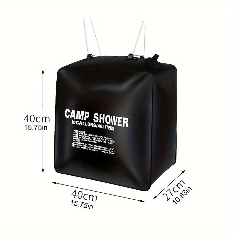 40L Outdoor Camping Shower Bag, Hand Washing Water Storage Bag For Camping The Gadget Guy