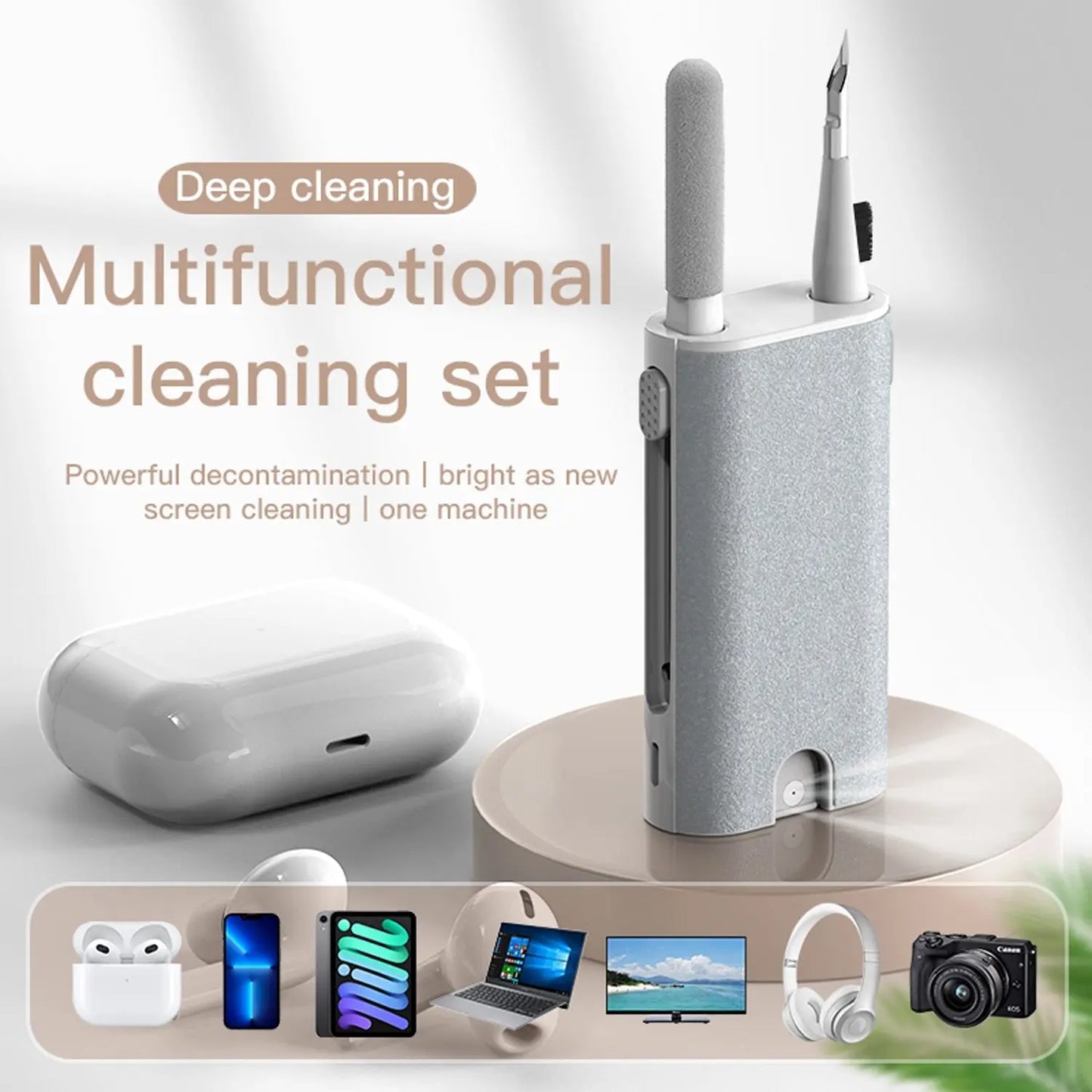 5 in 1 gadget cleaner kit Computer Cleaner Kit Camera Phone Tablet Laptop Screen Cleaning Tools Earphone Cleaning Brush Pen For Airpod Pro 3 2 1 - The Gadget Guy