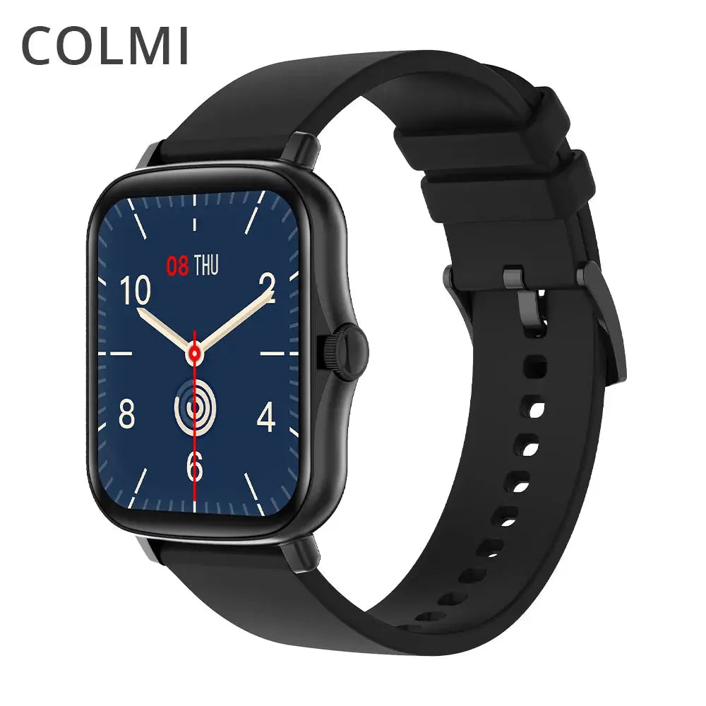 COLMI P8 Plus 1.69 inch 2021 Smart Watch Men Full Touch Fitness Tracker IP67 waterproof Women GTS 2 Smartwatch for Xiaomi phone The Gadget Guy