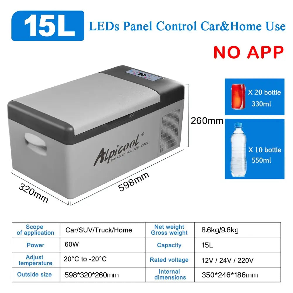 Compact 15L Portable Camping Fridge for on-the-go convenience The Gadget Guy