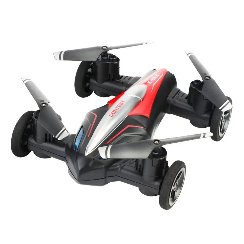 Cross-border Amazon remote control drone toy stunt landing air dual-use four-axis aircraft can be set to take off - The Gadget Guy