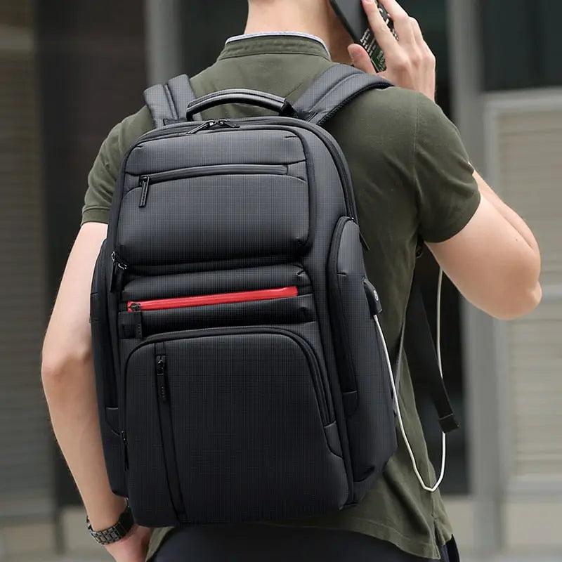 Fenruien Fashion Business Laptop Backpack for Men with Large Capacity, Multi-Function, USB Charging, and Travel Features The Gadget Guy