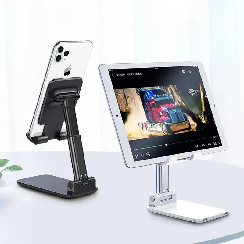 Mobile Phone Holder Stand Adjustable Tablet Stand Desktop Holder Mount For IPhone IPad - The Gadget Guy