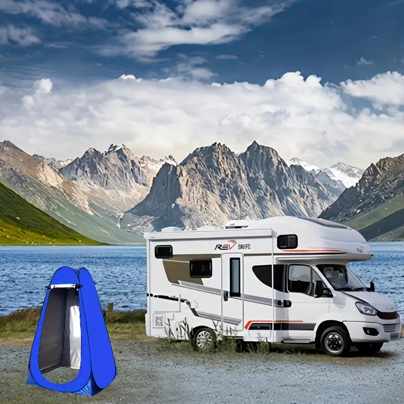 Outdoor Camping Car RV Mobile Toilet Camping Toilet Changing Tent Automatic Shower Bathing Portable Tent Fishing Sunshade Ponds Outdoor Bathing The Gadget Guy