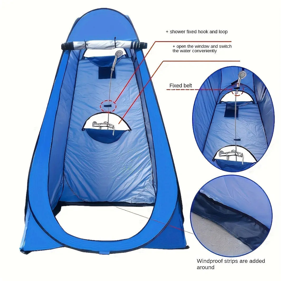 Outdoor Camping Car RV Mobile Toilet Camping Toilet Changing Tent Automatic Shower Bathing Portable Tent Fishing Sunshade Ponds Outdoor Bathing The Gadget Guy