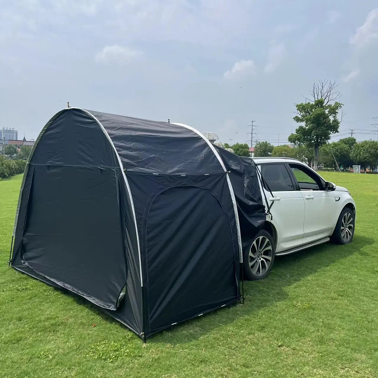 Quick-Opening Outdoor Camping Car Rear Tent - Sunshade Rainproof Car Awning for Self-Driving Expeditions The Gadget Guy