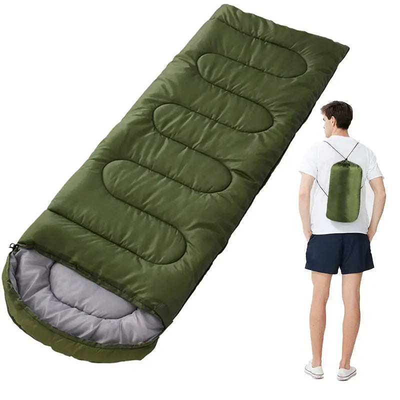 Ultralight Waterproof Winter Sleeping Bag for Adults - Thickened and Warm Camping Sleeping Bag - The Gadget Guy