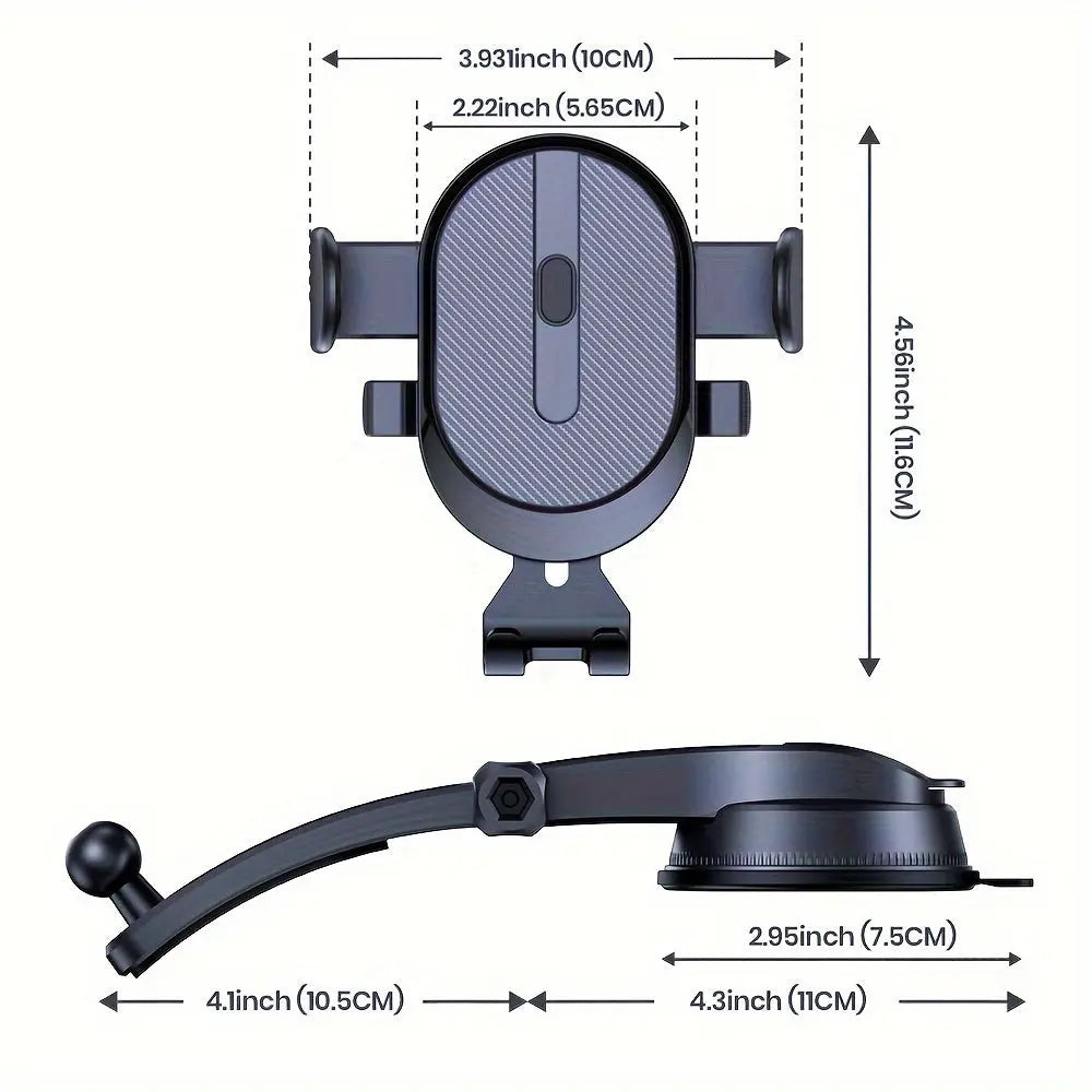 Upgraded Car Dashboard Phone Holder - Handsfree Mount for Safe Driving The Gadget Guy