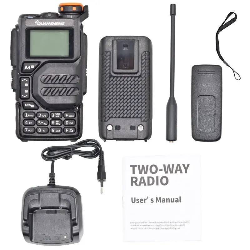 Walkie-Talkie Lithium Battery Frequency Outdoor Self-driving Multi-band - The Gadget Guy